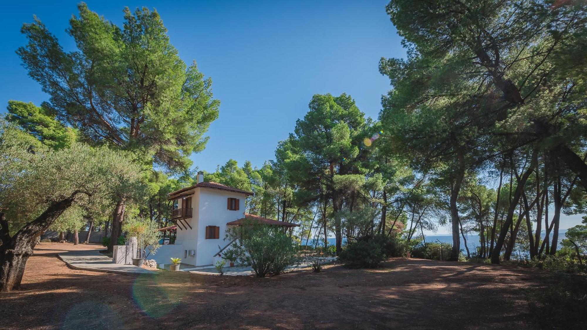 Squirrel Beach Front Villa, Metamorfosi Екстер'єр фото